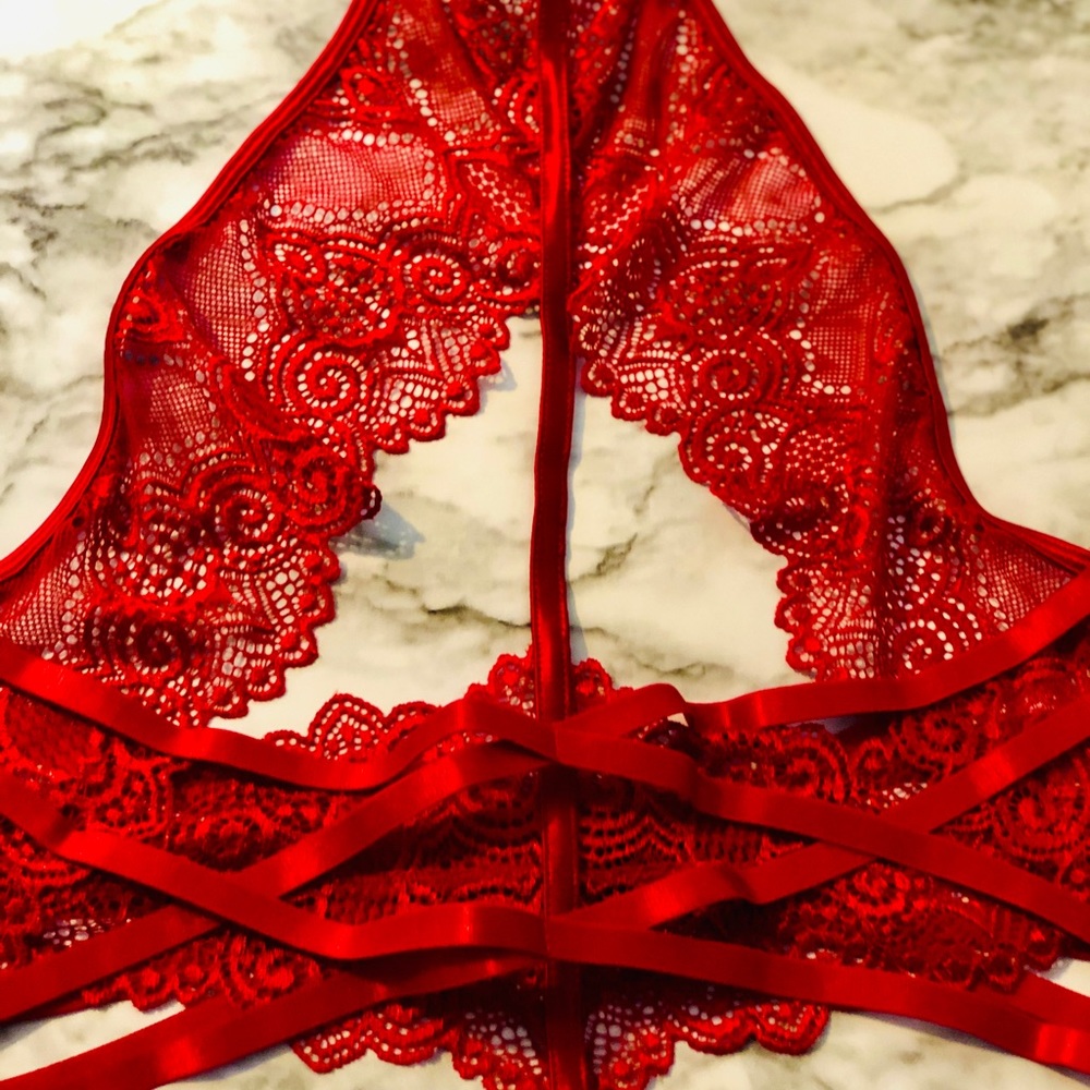 NWT - Size Large strappy lace g-string teddy/bodysuit from Aisling Reine - Picture 7 of 10